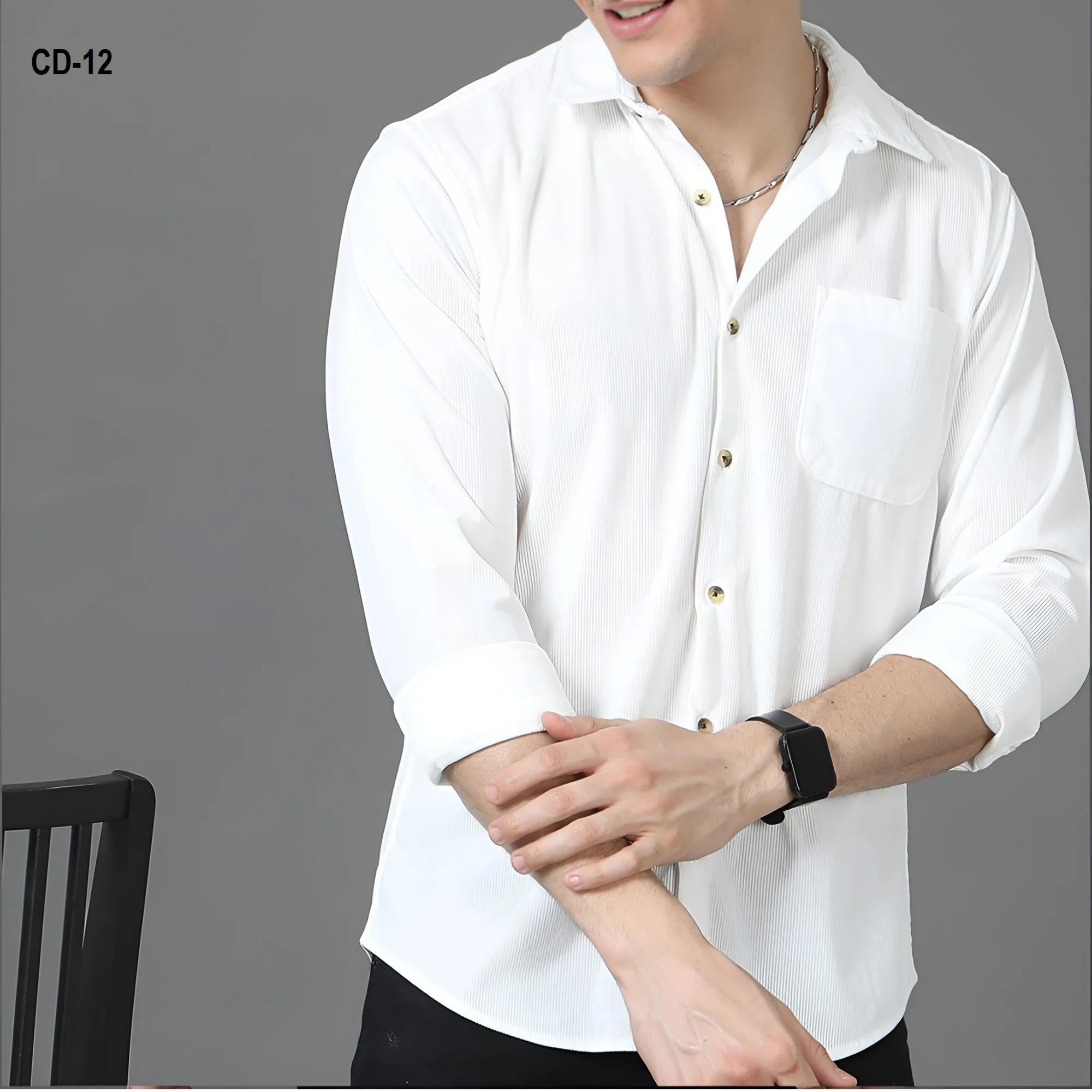 Cord White Color Shirt